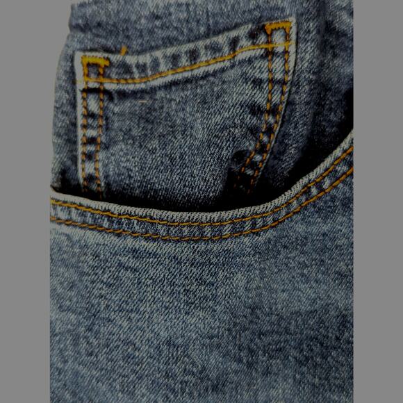 Denizen/Levi's 285 relaxed Mens Jeans Waist39"Ins33.5"Rise12"Bootcut GUC - Picture 2 of 7